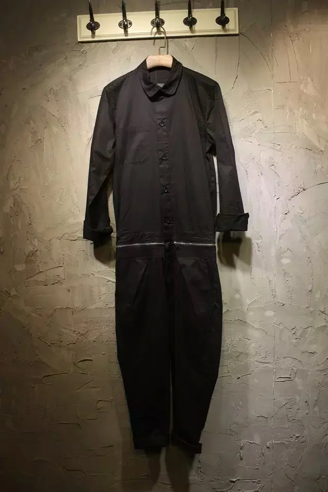 Новинка весны 2017 мужской модный комбинезон брюки рабочие мужские боди с разрезом