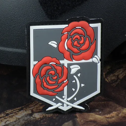 Attack on Titan to investigate the onslaught of giant Corps PVC Velcro armband disposable |