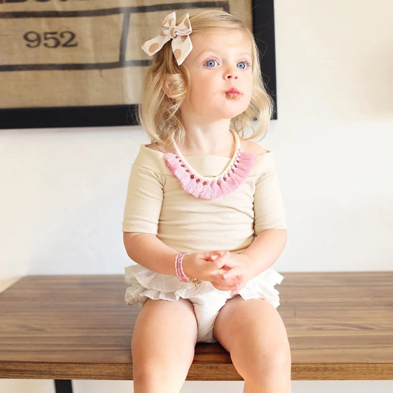 Pudcoco/модные футболки с открытыми плечами для новорожденных девочек детские