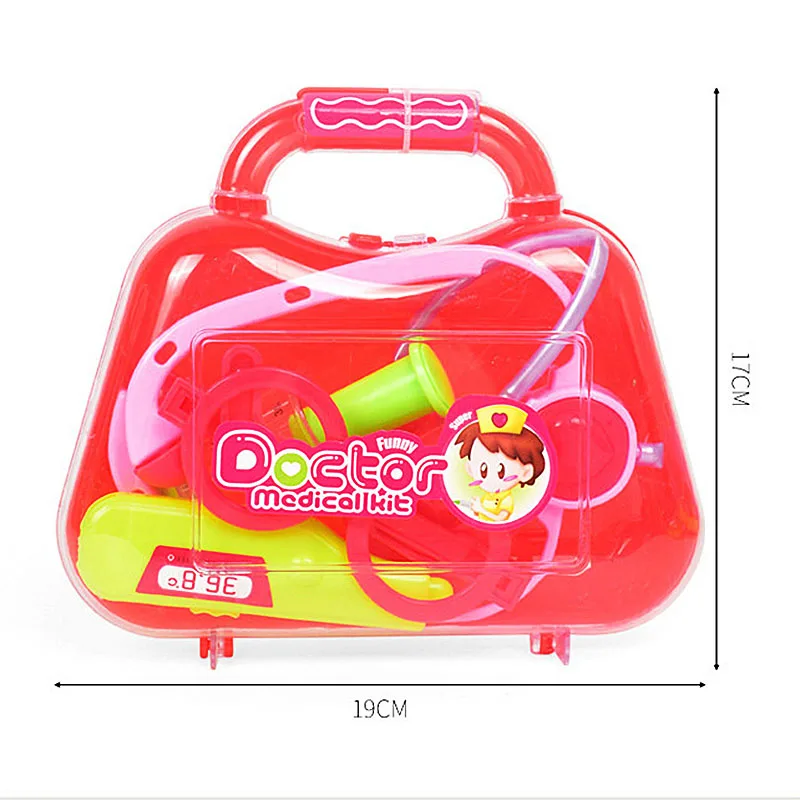 Стетоскоп игровой шприц Walkie Kit головоломка Дети Маленький доктор Моделирование