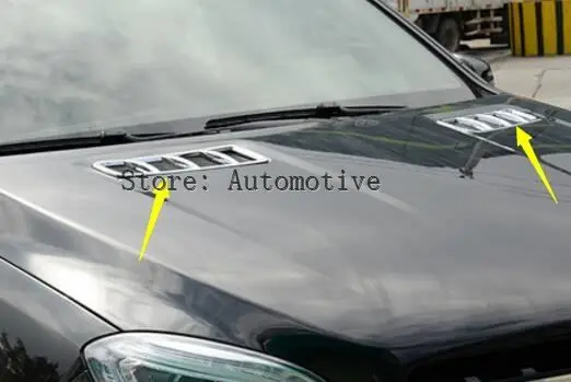 

Передняя крышка воздуховыпускного отверстия машины 2 шт., отделка для Mercedes-Benz ML W166 2012-2015 & GL X166 2013-2016 & GLE W166 C292 2016 & GLS 2017