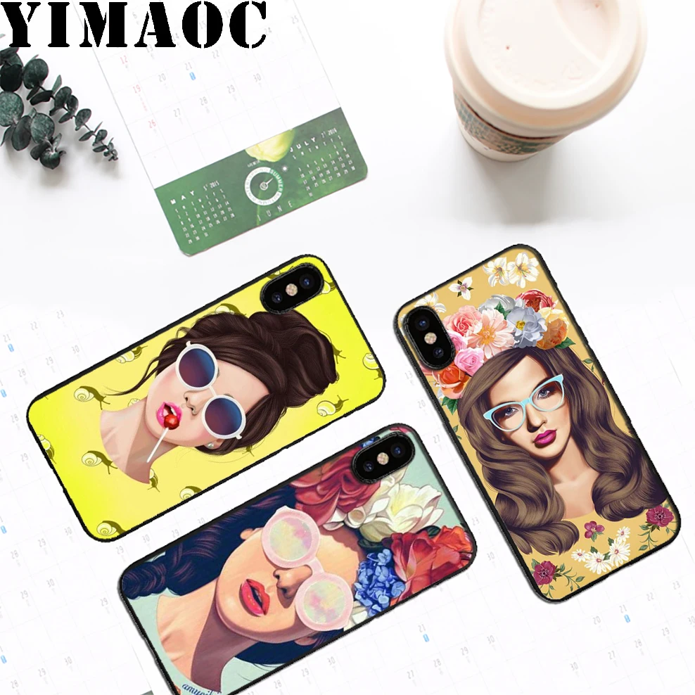 YIMAOC Young Wild Free просто для девочек мягкий силиконовый чехол iPhone 11 Pro Xr Xs Max X или 10 8 7 6 6S