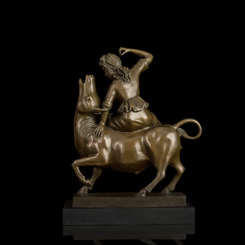 ArtsHom DS-027 знаменитые Europa and Bull OX бронзовые статуи скульптура древнегреческий Бог и