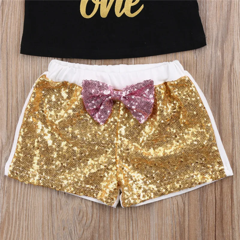 Летний комплект из 2 предметов для маленьких девочек топ с единорогом + штаны