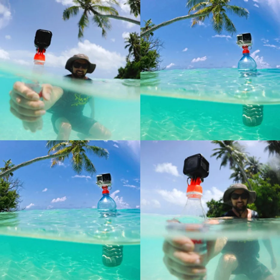 Аксессуары для камеры штатив адаптер серфинга бутылка воды разъем GoPro Xiaomi Yi Hero 4 3 +