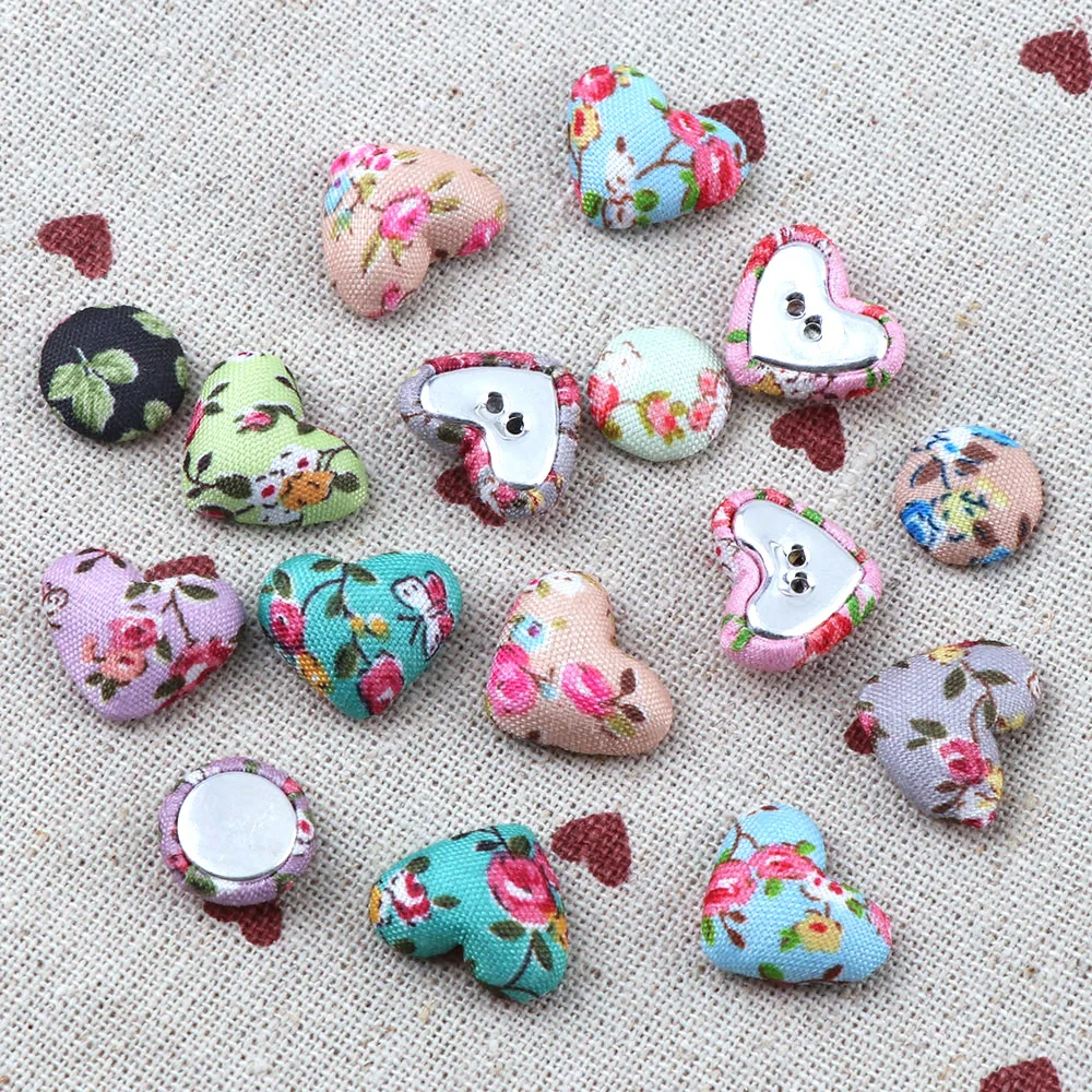 30 шт. круглые пуговицы в форме сердца|buttons scrapbooking|button flatbackdecorative buttons |