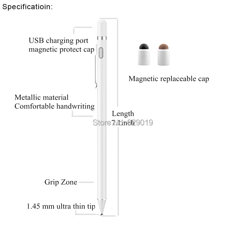 2018 для Apple Pencil iPad Pro 10 5 &quotiPad 12 9&quot 9 7 &quotНовый стилус сенсорного экрана емкостный