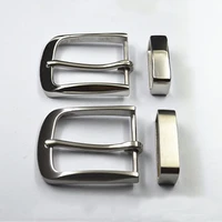 40mm mens solid stainless steel pin belt buckle belt loop belts clip diy leather craft accessories for belt width 38 39mm