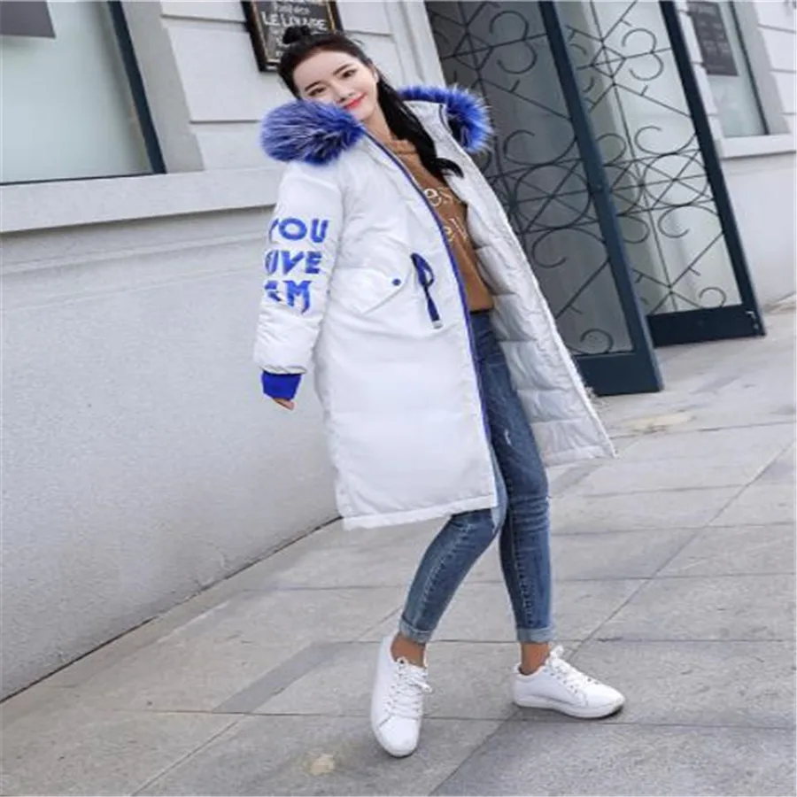 Новая Корейская версия длинный отрезок Хлопок Подкладка Большой размер