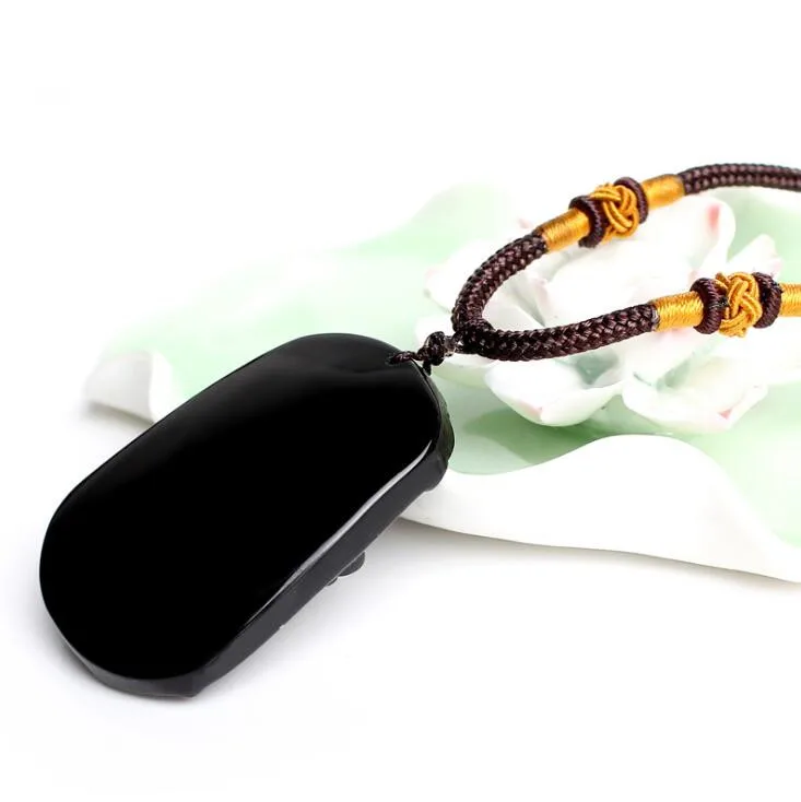 Фото Natural Black Carved Chinese zodiac chicken Obsidian amulet necklace pendants fine for women and men Украшения и аксессуары Natural Black Carved Chinese zodiac chicken Obsidian amulet necklace pendants fine for women and men Украшения и аксессуары