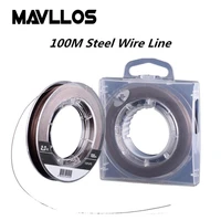 mavllos steel cored wire inside 4 strands braided pe fishing line super strong multifilament fishing line 10 90lb