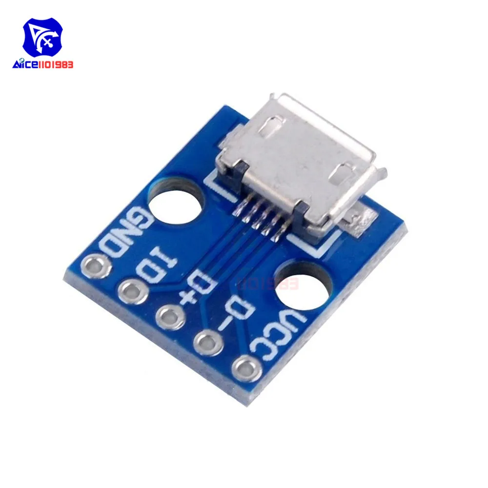 Diymore 10 шт./лот Micro USB секционная Питание модуль питания платы адаптера|module micro usb|usb