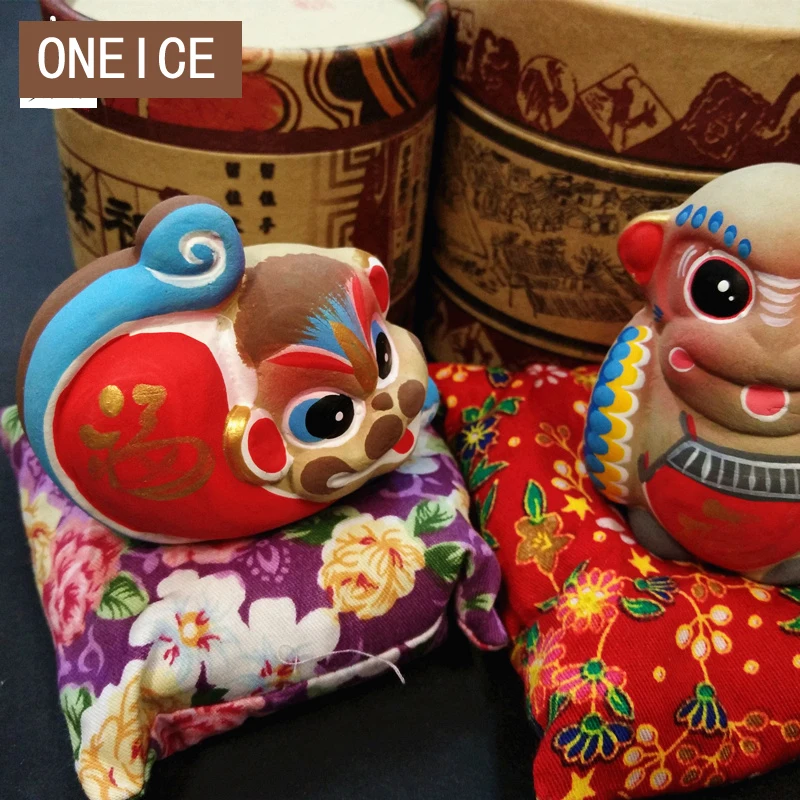 Пекинская Глиняная фигурка китайские традиционные Знаки зодиака зарубежный