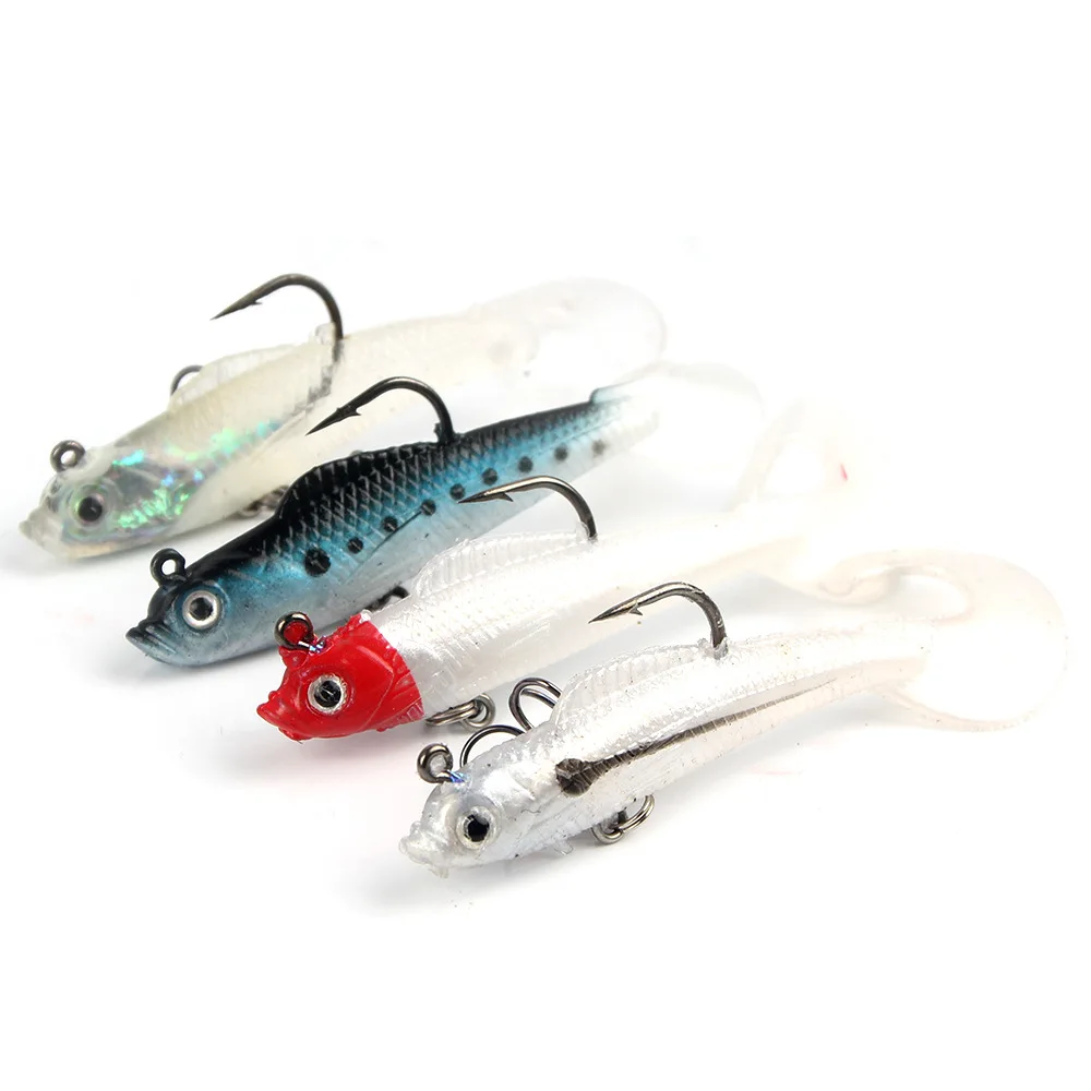 1 шт. рыболовные приманки с объемными глазами плавающий лазерный гольян мягкие