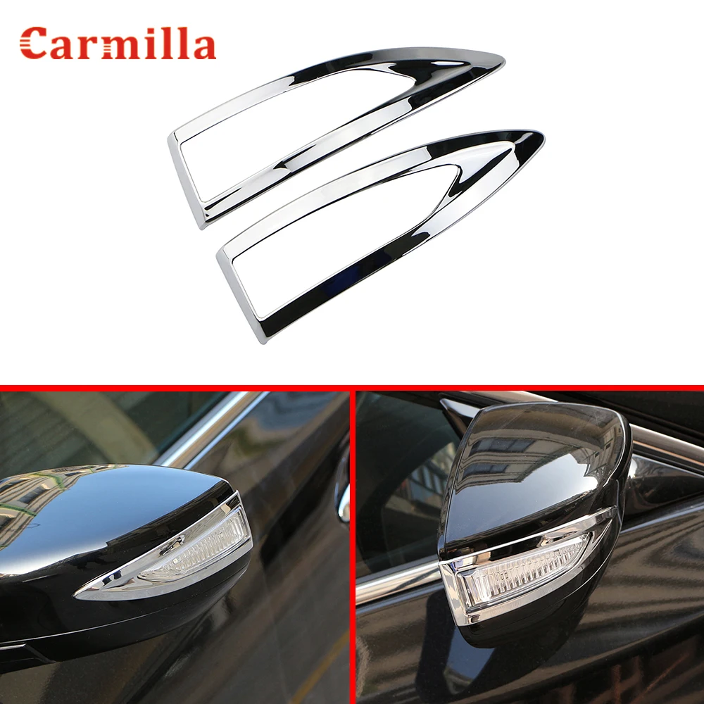 Rear View Mirror Trim for Nissan TEANA Altima 2013-2018 ABS Chrome Rearview Side Door Mirrors Protection Strip Covers