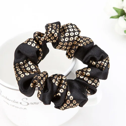 

2020 spring New Korea fabric striped sequined head hair ring ring jewelry wholesale