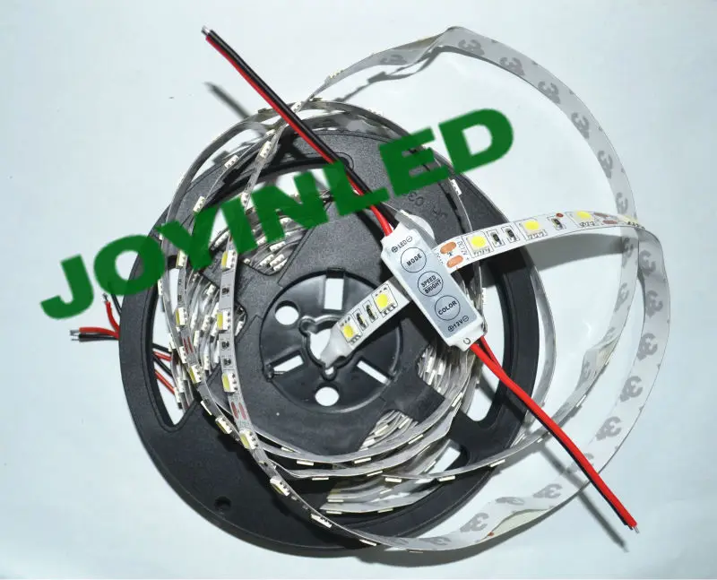 

12В 5А адаптер питания плюс мини RGB пульт дистанционного управления и 5 м Водонепроницаемая светодиодная лента 3528