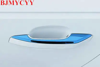 

BJMYCYY 4 шт./компл. декоративные блестки из нержавеющей стали для автомобильной наружной двери для Audi A4L 2017-2018