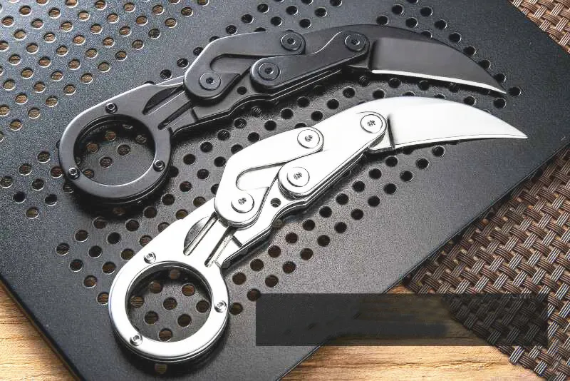 Высокое качество тактические ножи 9Cr18 стальное лезвие Karambit коготь нож стальная ручка EDC карманные ножи Рождественский подарок ножи