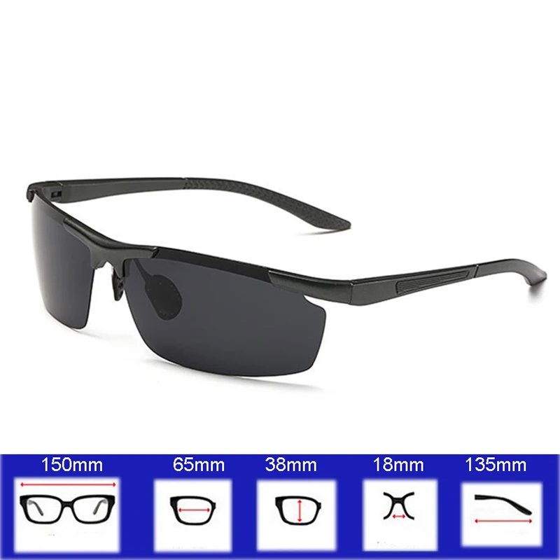 Мужские поляризованные солнцезащитные очки для рыбалки вождения велоспорта