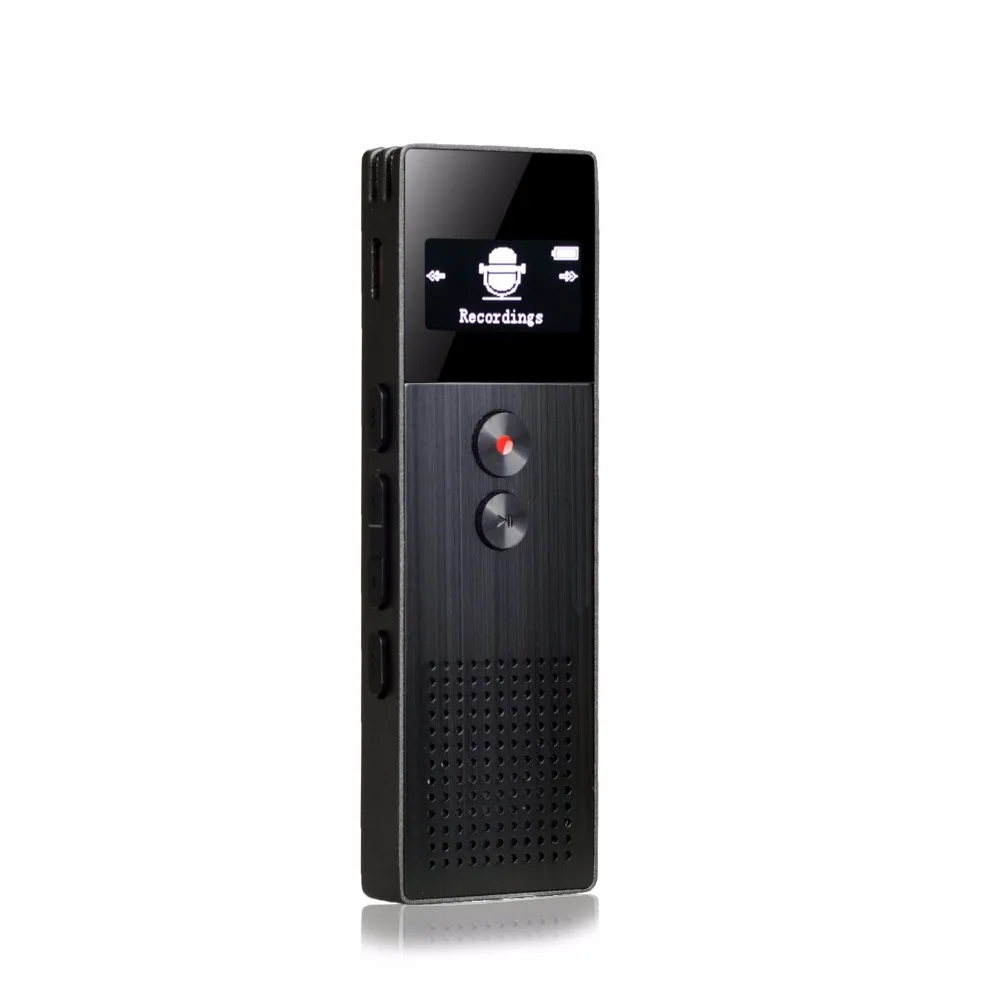 Профессиональный голосовой цифровой диктофон 8 Гб USB ручка fm радио PCM 1536 кбит/с без