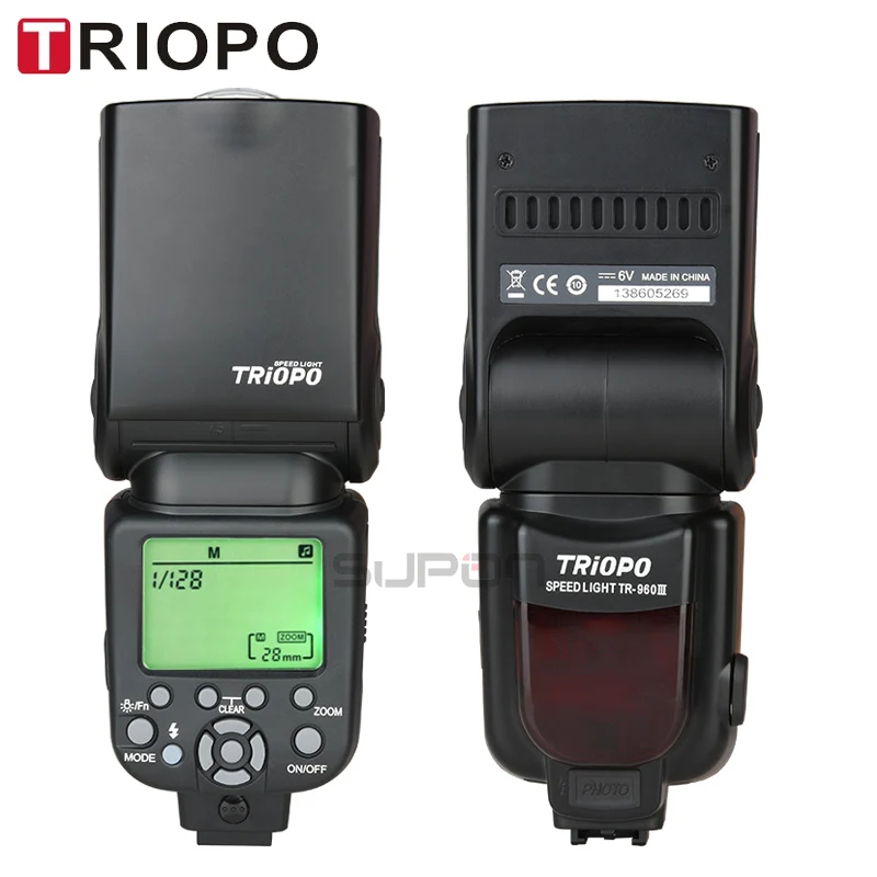 Triopo TR-960III вспышка для камеры со встроенной беспроводной системой 2 4G SONY |