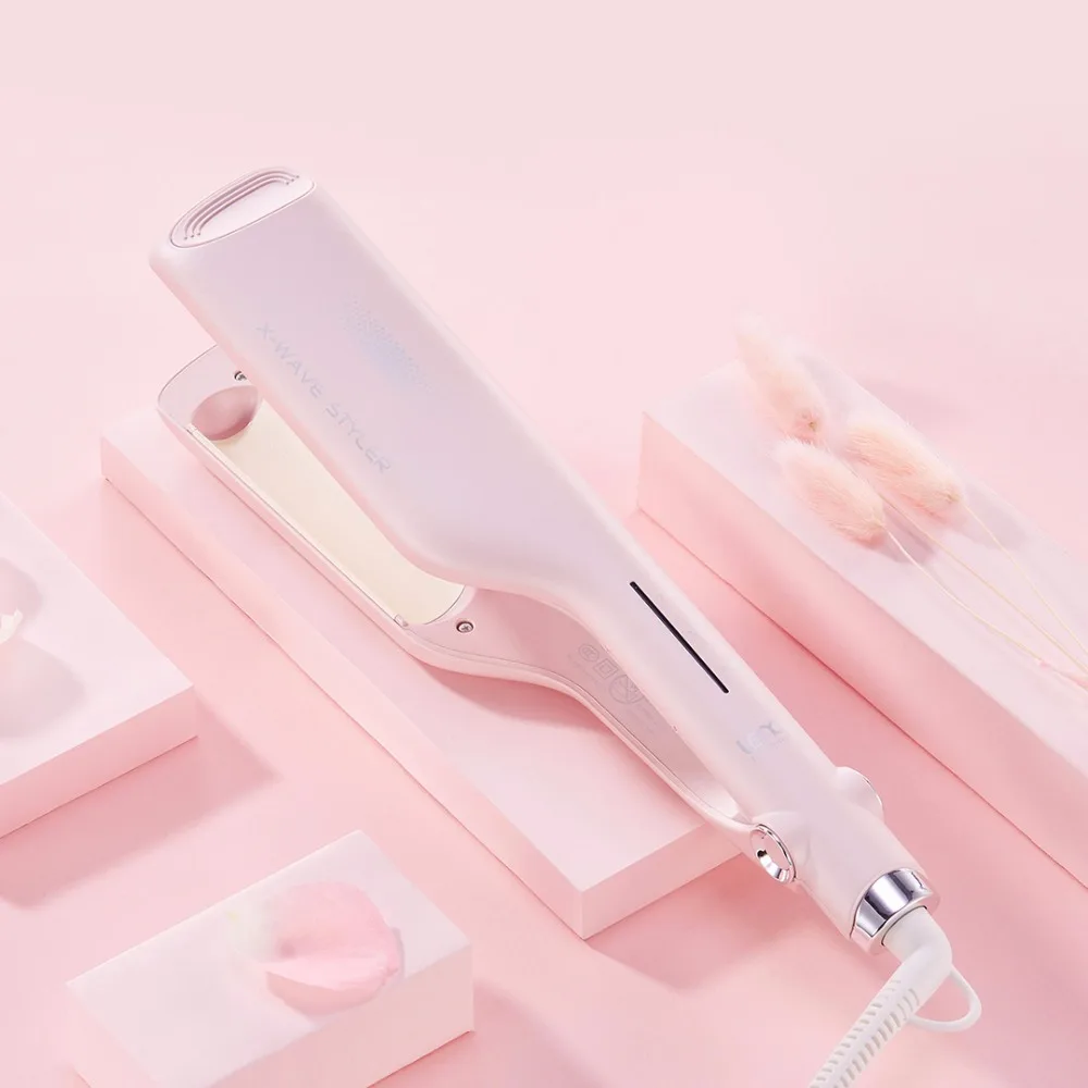 Xiaomi Mijia электрическая автоматическая щипцы для завивки волос с вращением на 360 градусов, инструмент для дизайна волос, 220 В, розовый цвет, для женщин, стать красивым