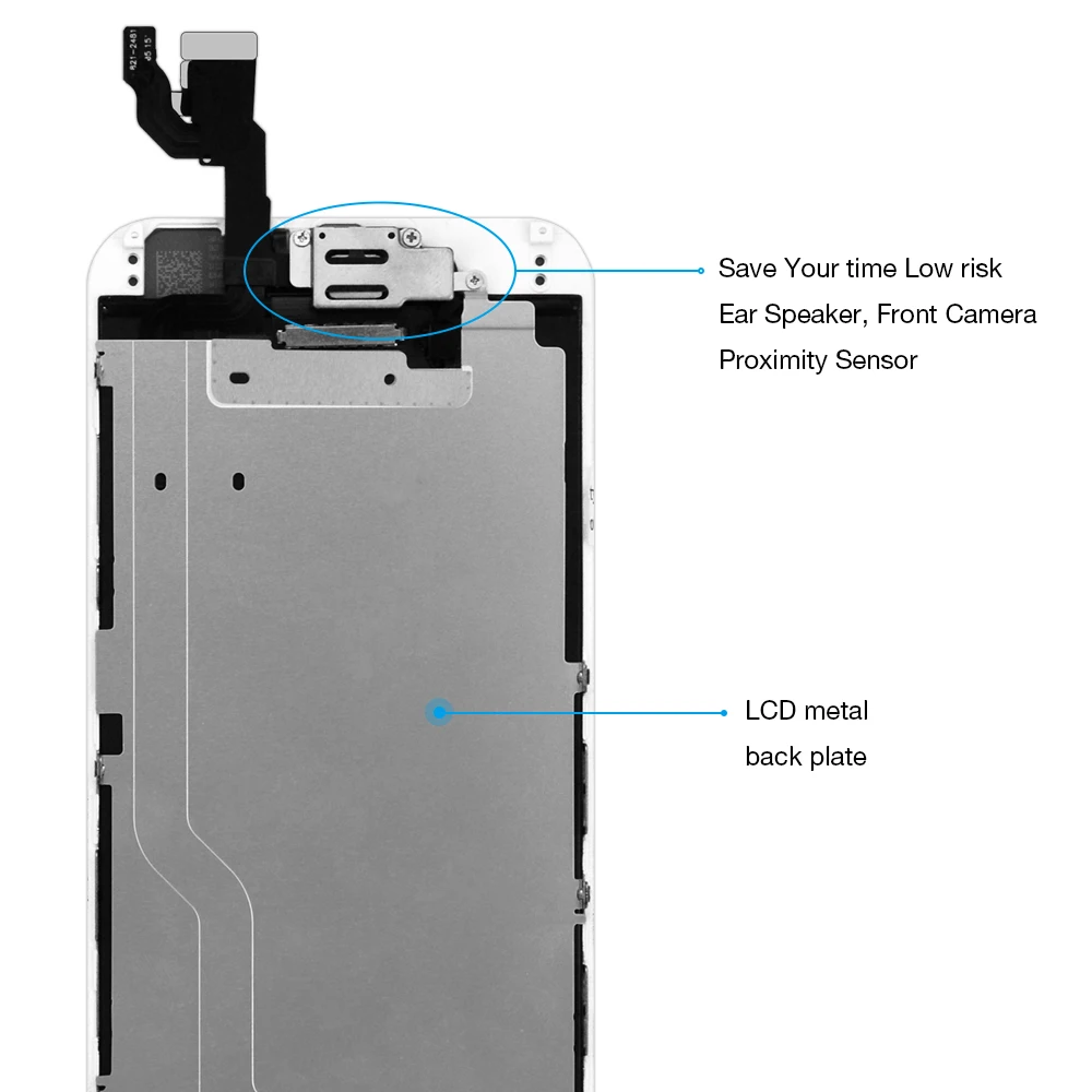 AAA +++ для iPhone 6 ЖК дисплей в сборе с 3D прикосновением 6G замена экрана A1549 A1586