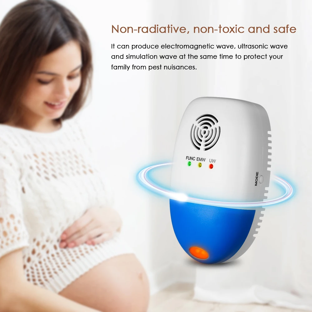 1/2 шт электромагнитные ультразвуковой подключаемого модуля Мышь насекомых