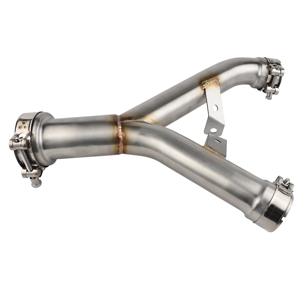 Выхлопная труба средней длины для мотогонок Kawasaki Z1000 Z 1000 2011 2012 2013 2014 2015 2016 2017 2018