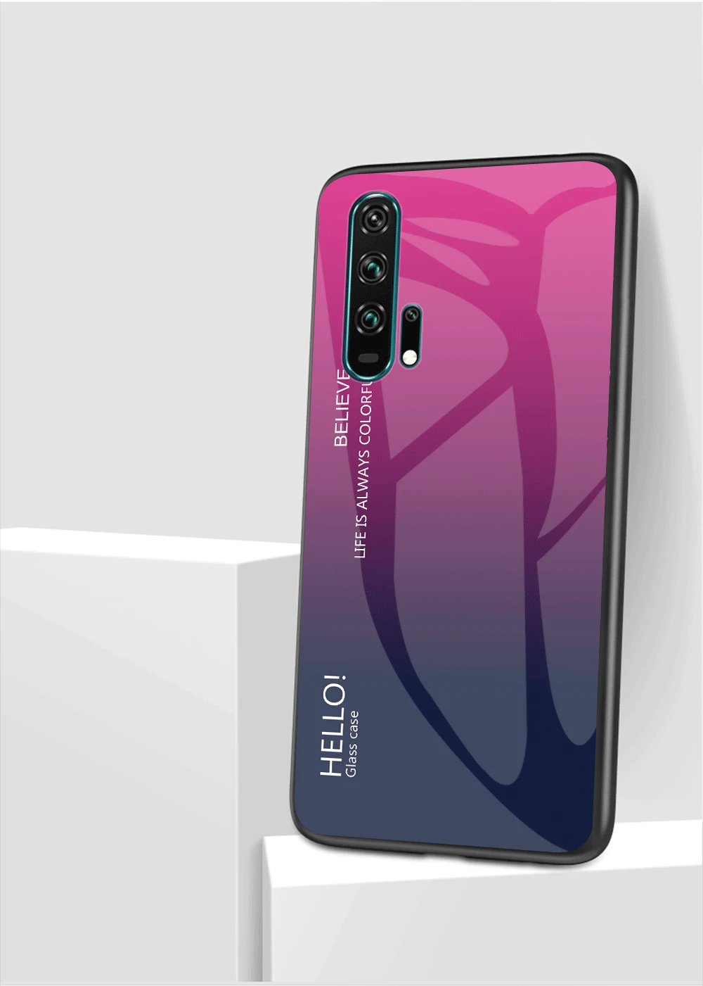 Чехол Honor 20Pro для huawei Honor 20 Pro, градиентный чехол из закаленного стекла, противоударный чехол для huawei Honor 20 s, русская версия, Shel