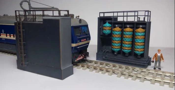 Коллекция 1/87 года модель поезда в масштабе ho diy материал для архитектурной