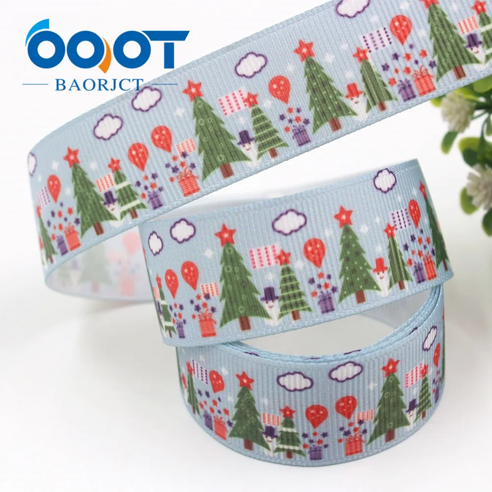 OOOT BAORJCT I 19713 6 22 мм 10 ярдов Рождественская серия Мультяшные ленты из грогрена