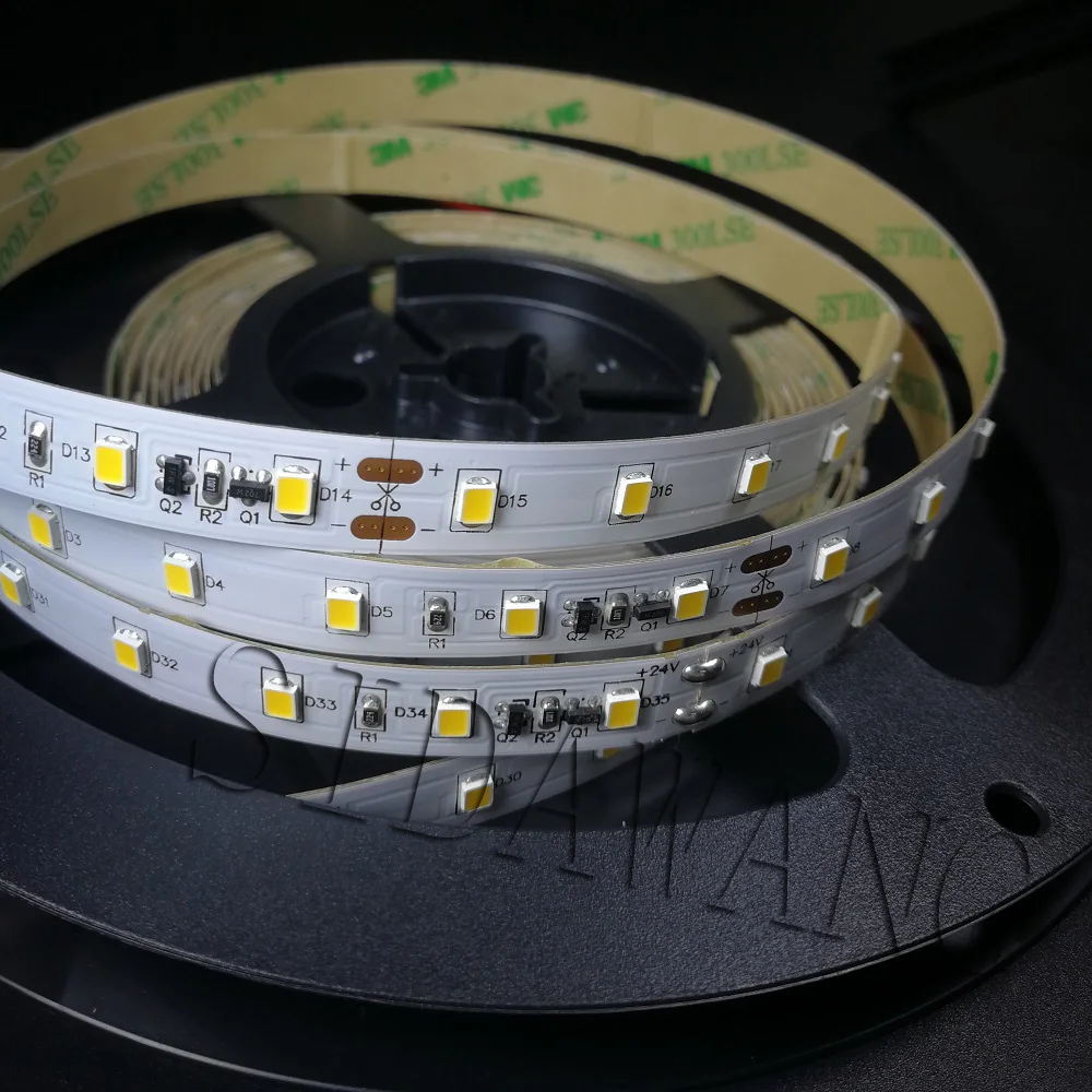 CRI&gt90Ra 5 м светодиодный светильник SMD2835 с постоянным током 70 светодиодов/м IC 10 мм не