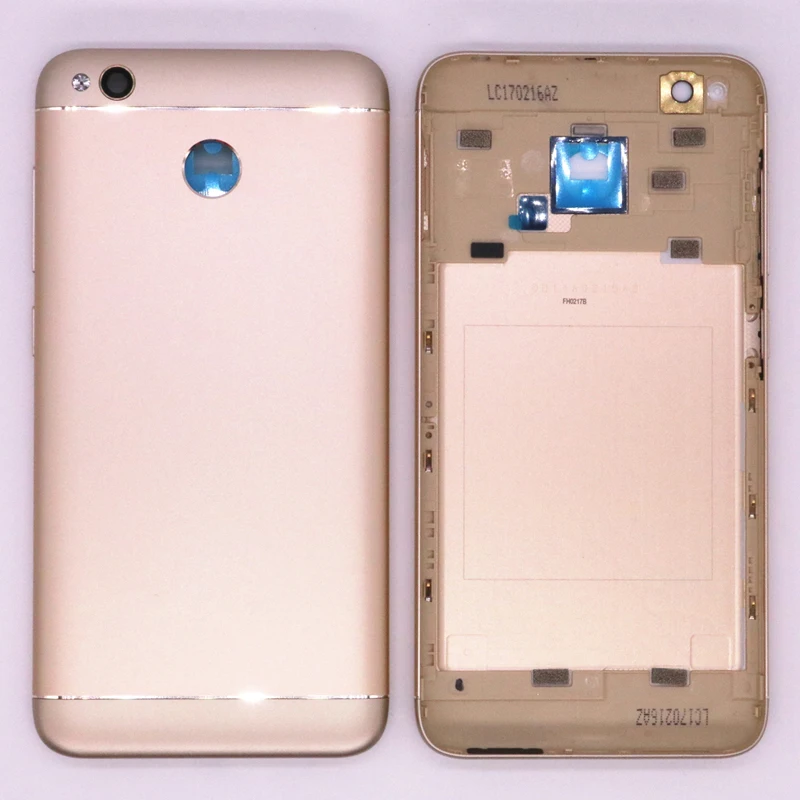 Kwainee для Xiaomi Redmi 4X Задняя крышка батареи + объектив камеры боковые клавиши задняя