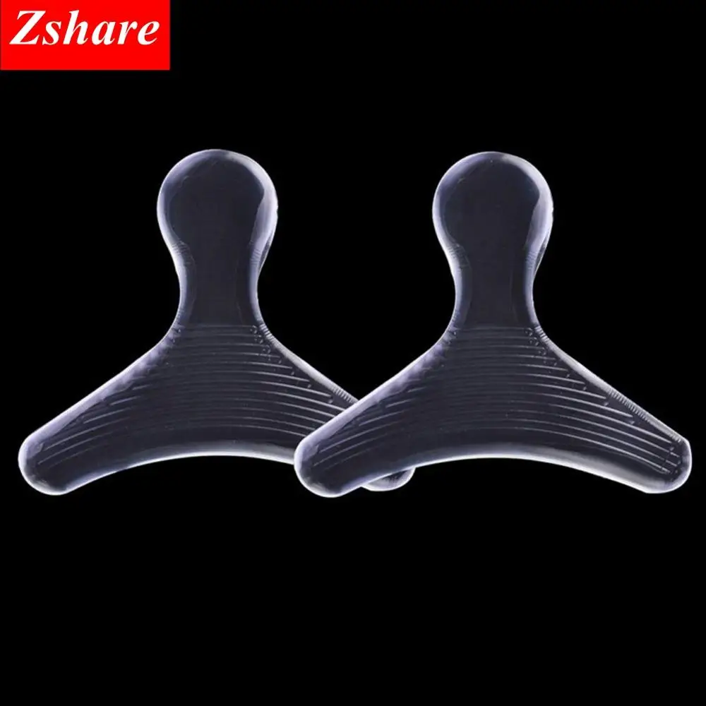 

1 Pair Silicone Soft Insert Heel Liner Grips T-type Thread High Heel Comfort Pads Feet Care Accessories