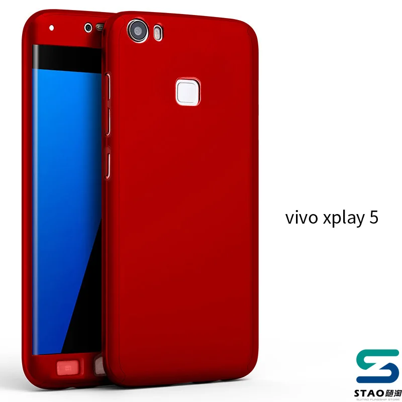For BBK Vivo Xplay5 Phone Cases Simple style Stao brand 360degrees Full Cover PC Protective Back X play 5 Shell |