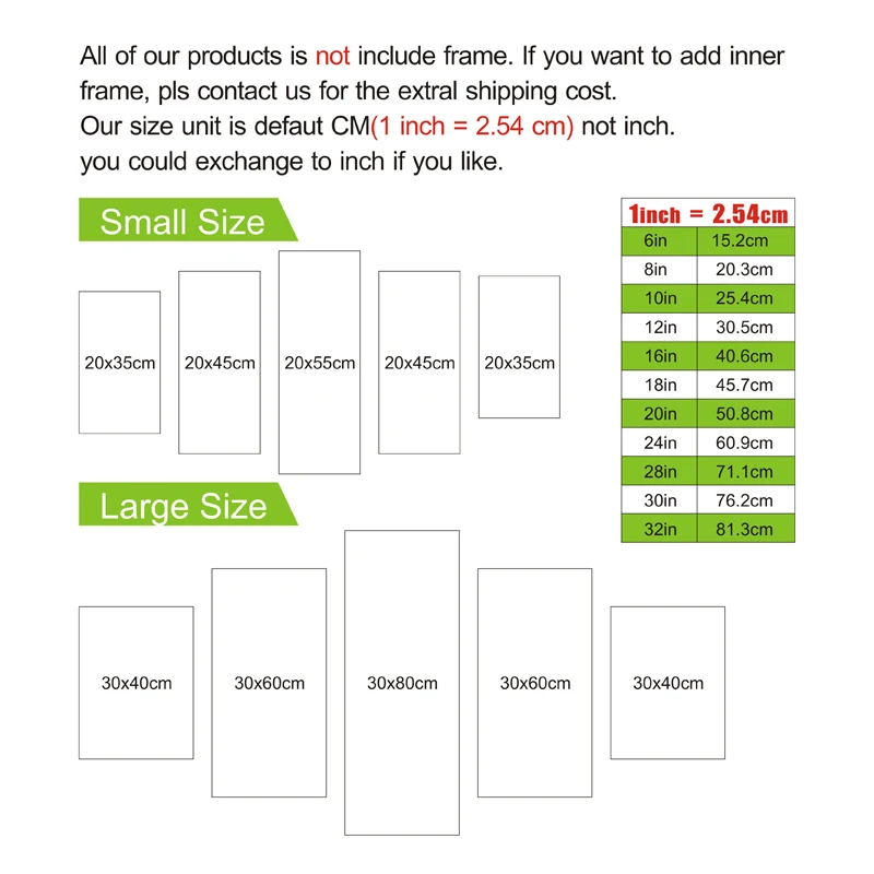 5 панельный современный напечатанный пейзаж нанесение краски распылением на