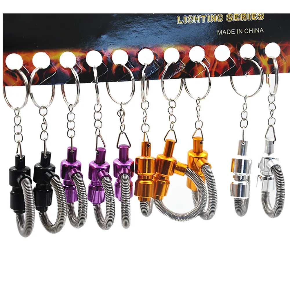 Металлические курительные трубки Bendab 1 шт. пружинная трубка для табака дым