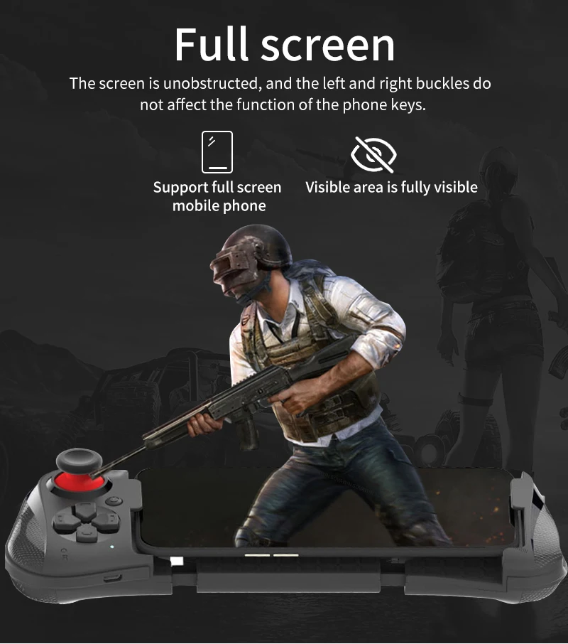 Mocute 050 обновление 058 беспроводной Bluetooth геймпад PUBG игровой контроллер Телескопический джойстик VR пульт дистанционного управления для телефона Android