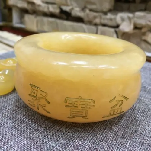 

Natural jade cornucopia hand carved quartz crystal specimen healing 1pc