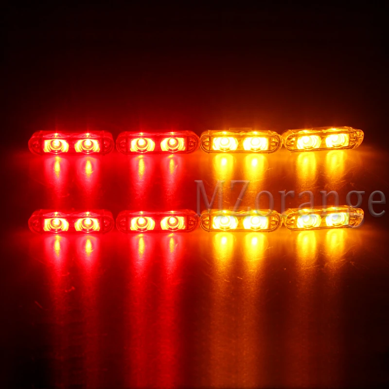 8x2 16LED беспроводной пульт дистанционного управления полицейский-светильник FlasEmergency стробоскоп гриль светильник ультра яркий стробоскоПредупреждение внешний светильник