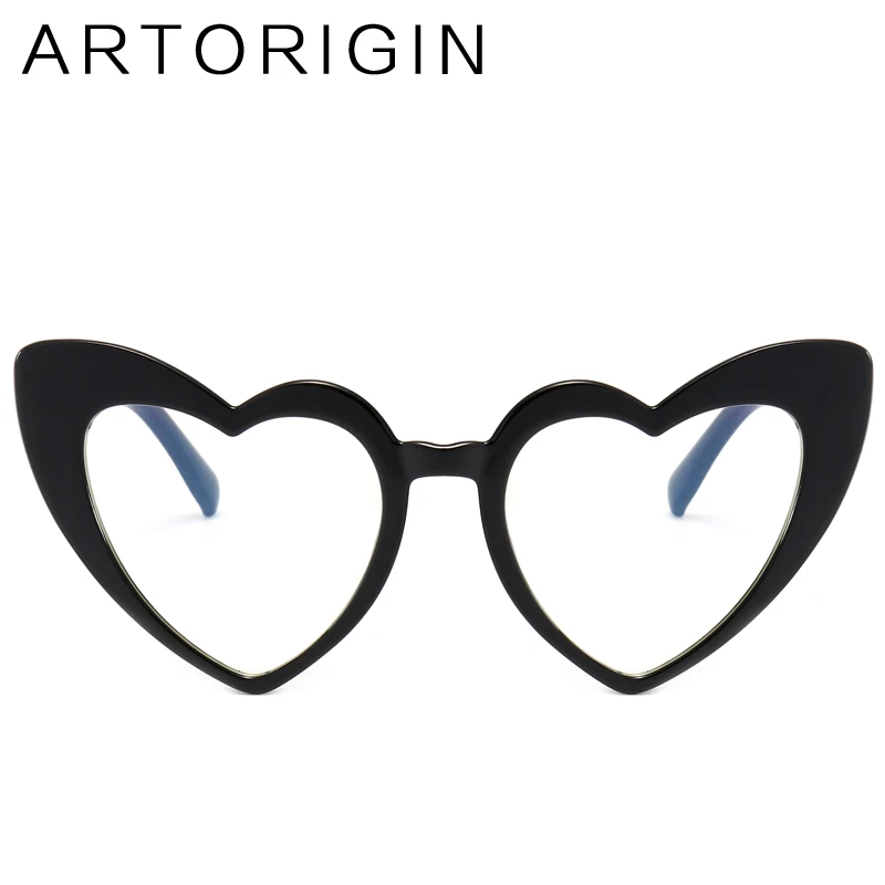 Новые солнцезащитные очки ARTORIGIN в форме сердца для женщин черные прозрачные