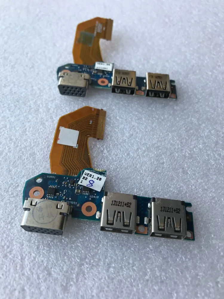 Протестированная для HP 840 G1 VGA USB дочерняя печатная плата с кабелем 784455-001 730966-001
