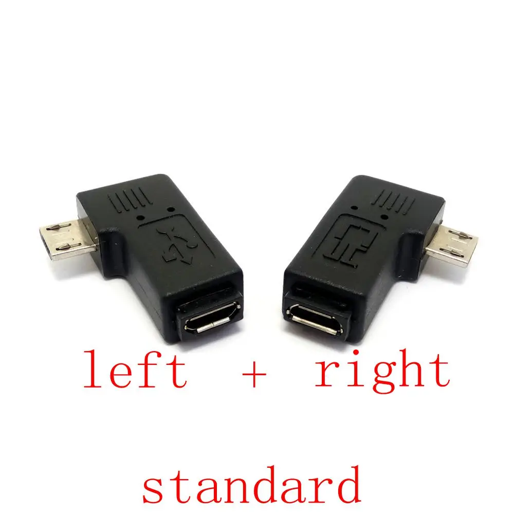 Новый мини кабель Usb 2 0 Мама микро папа usb Удлинительный 90 градусов левый и правый
