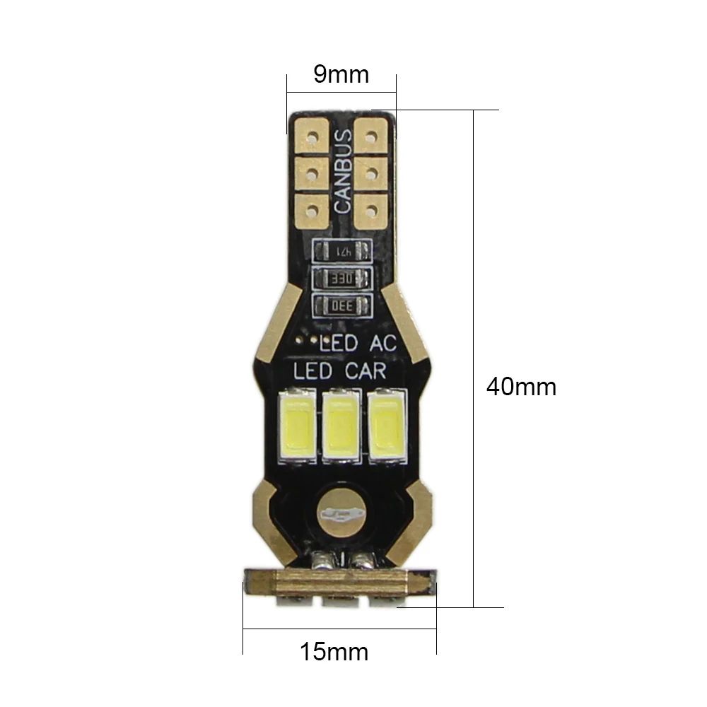 KEIN 2 шт. W16W светодиодный ная лампа T15 светодисветодиодный 9SMD CANBUS 5630 задние фонари