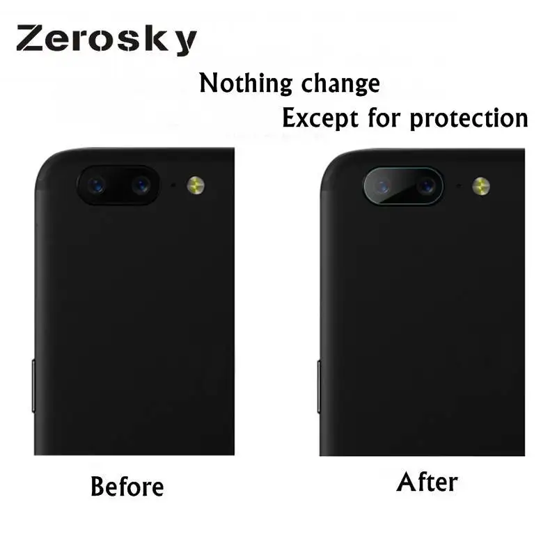 Zerosky 2 шт. прозрачная защитная пленка для объектива камеры Защитная oneplus 5 5T