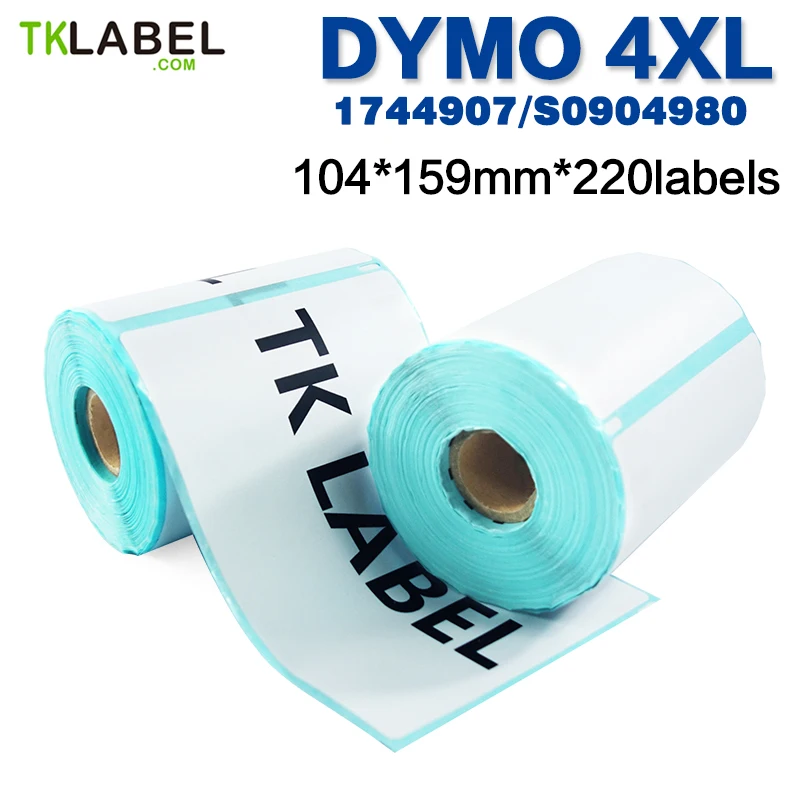 600 Rolls Dymo Compatible Label S0904980 / 1744907 address & shipping label 4XL  104*159 (220 labels)