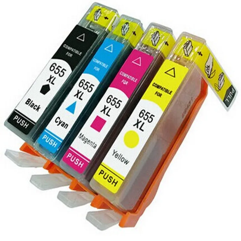 

Новинка, оптовая продажа, Hisaint для HP 655 655XL, чернильные картриджи для HP Deskjet 3525 4615 4625 6525, принтер с чернилами, бесплатная доставка