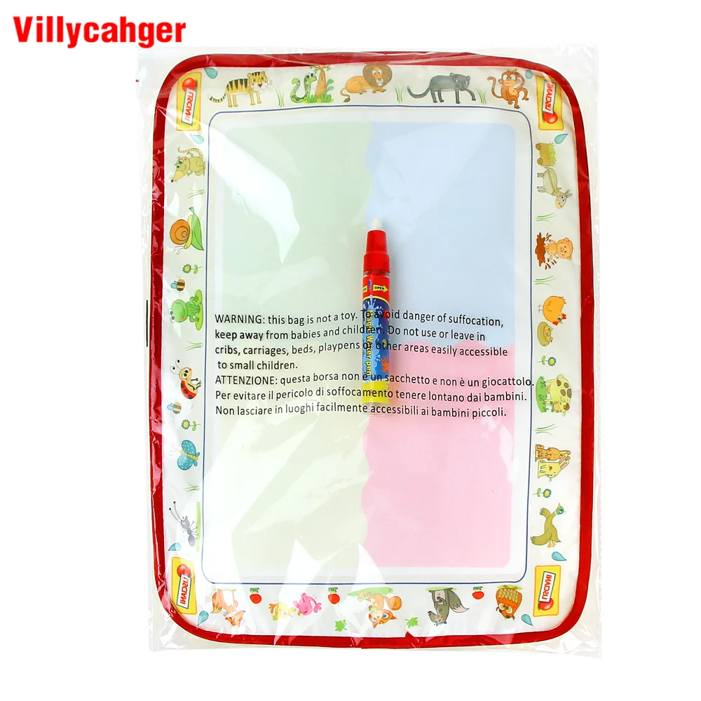 Детский коврик для рисования водой 9 см 4 цвета |